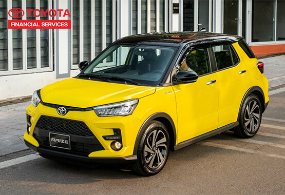 Lãi suất mua xe ô tô Toyota Raize trả góp tại Công ty Tài Chính Toyota Việt Nam