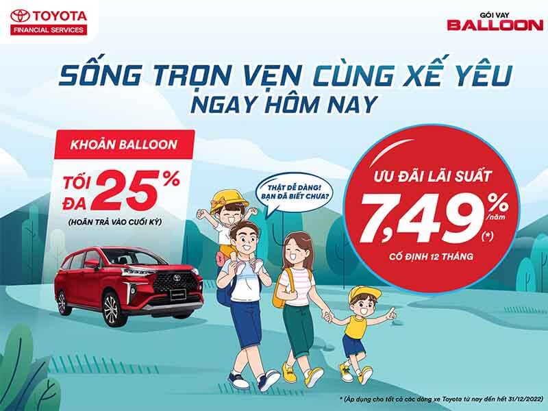 Cho vay mua ô tô theo gói Balloon phù hợp với khách hàng kinh doanh theo mùa vụ
