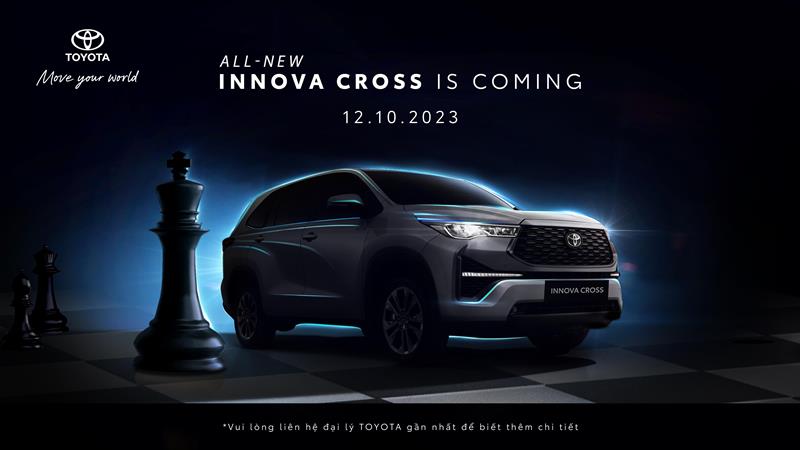 Toyota Innova Cross dự kiến ra mắt từ ngày 12/10/2023